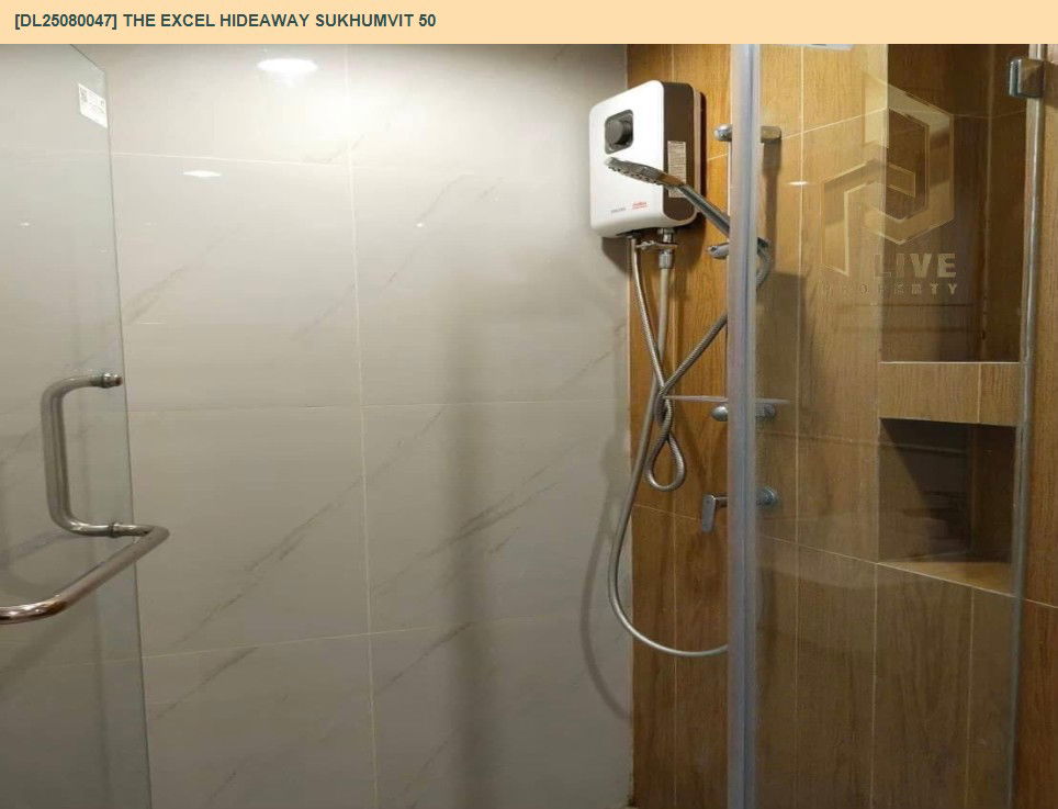 รูป DL25080047 ให้เช่าคอนโด ดิ เอ็กซ์เซล ไฮด์ อะเวย์ สุขุมวิท 50 (The Excel Hideaway Sukhumvit 50) ใกล้ BTS อ่อนนุช พร้อมเข้าอยู่ โทรด่วน 0638692663 LineID @534wlwof - รูปที่ 8/9