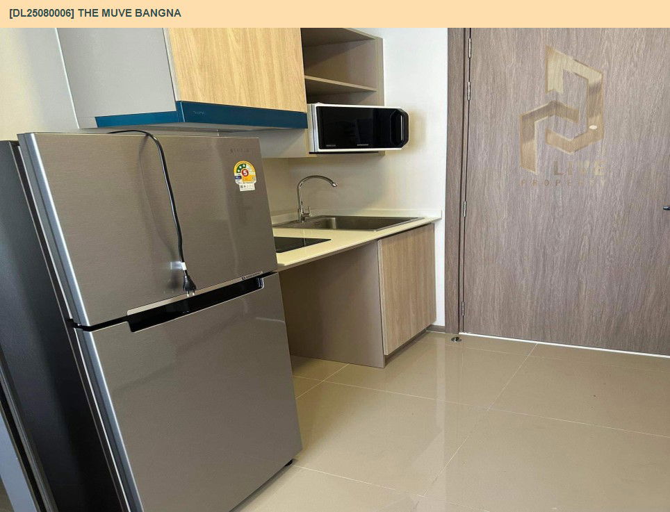 picture DL25080006 Condo for rent, THE MUVE Bangna near -, ready to move in, call urgently 0656133286 LineID @534wlwof - 5/9