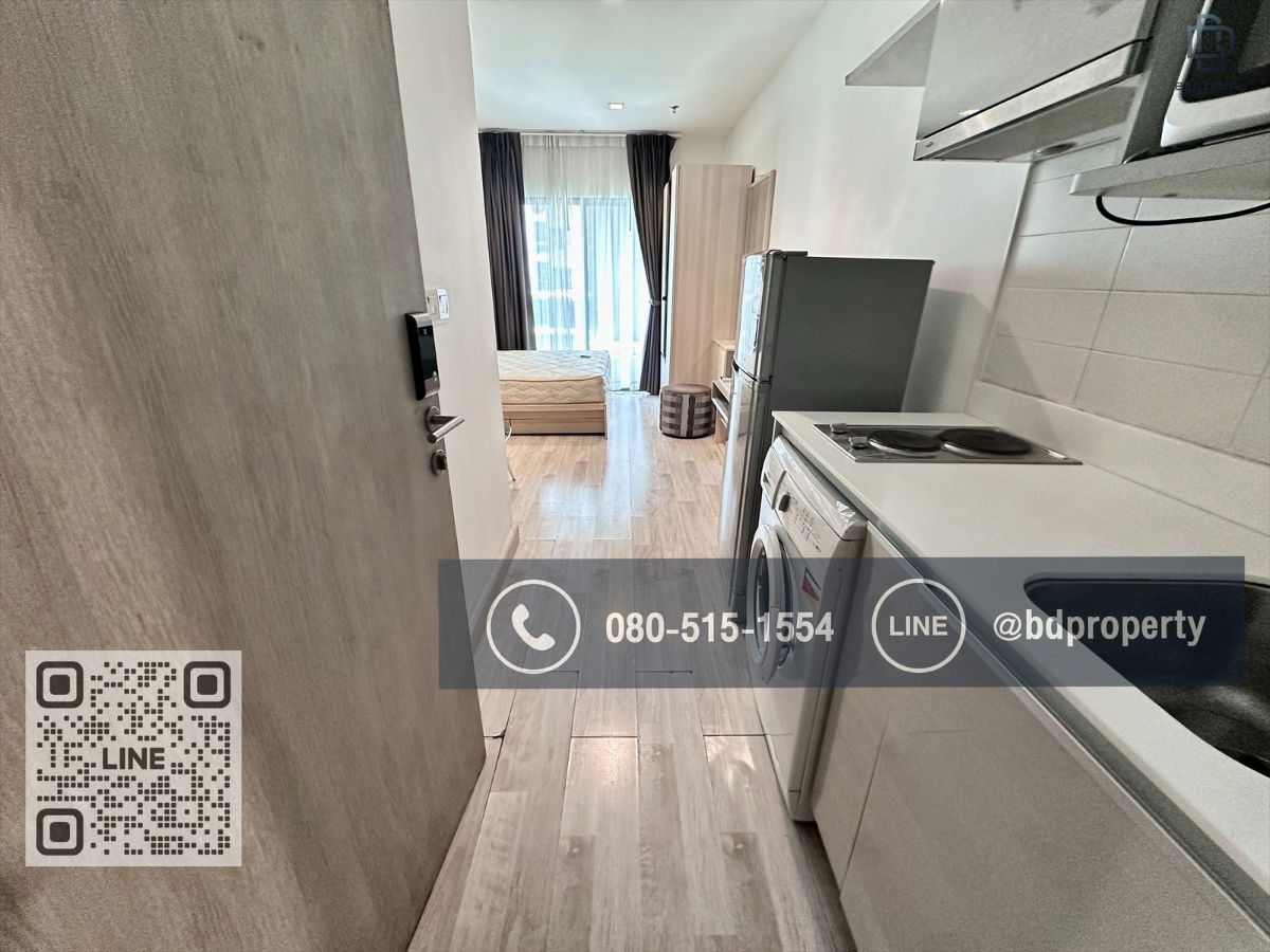 รูป  Bestdeal ขายด่วน  Studio 22 sqm.ห้องสวย เฟอร์ครบ ขายเพียง 2.99 ล้านเท่านั้น  ดูลงทุนไม่ควรพลาด ใกล้MRT และ เซ็นทรัลพระราม 9 เพียง 80 ม. - รูปที่ 9/11