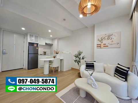 Patio (พาทิโอ) บางแสน ชั้น3 ตึกA ชลบุรี---------ห้องมุม -------Tel 097-049-5874 (Line: @choncondo มี@ด้วย)