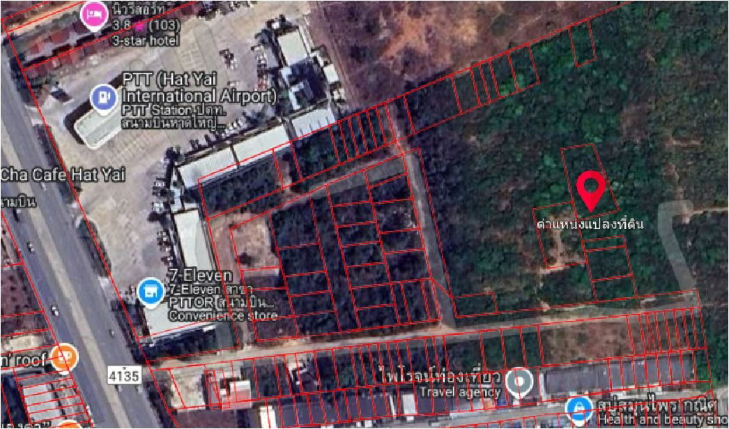 รูป ขายที่ดินเปล่า 192.7 ตร.ว. ต.ควนลัง อ.หาดใหญ่ – หลังปัํม PTT ใกล้สนามบิน ราคาดี ทำเลอนาคต - รูปที่ 2/3
