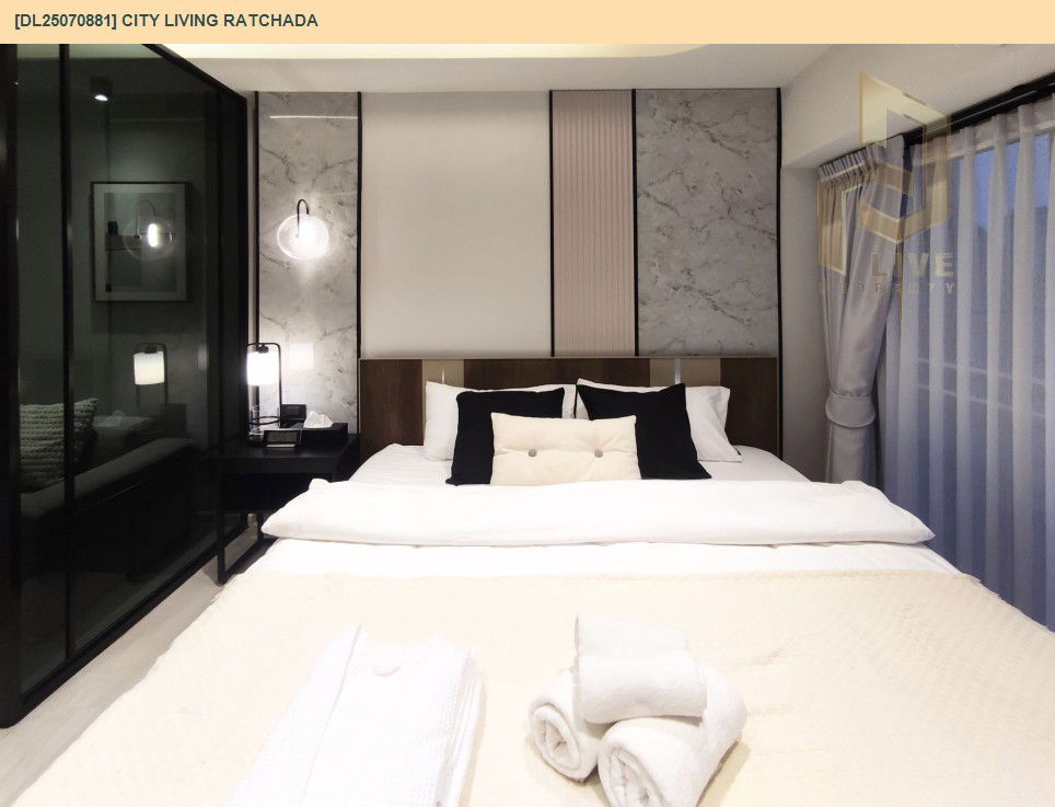 picture DL25070881 Condo for rent, City Living Ratchada near MRT ห้วยขวาง, ready to move in, call urgently 0656133286 LineID @655ebbvc - 6/13