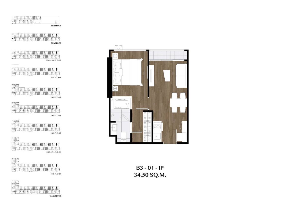 picture 🌇 Hot Deal! Down Payment Transfer – Origin Place Bangna | 1BR 34.5 SQ.M. | High Floor (22nd) | Stunning View | Best Price Now! (IP Program) - 24/25