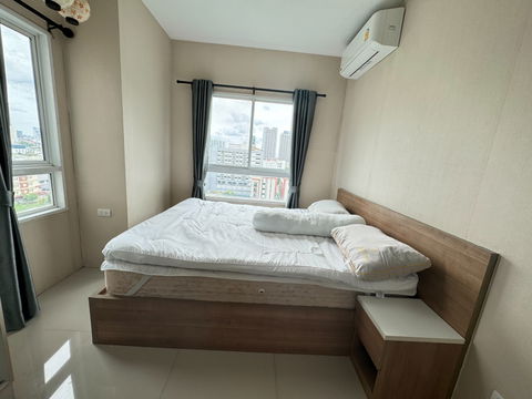 ให้เช่า บีทีเอส เรสซิเด้นซ์ BTS Residence ห้องกว้างชั้นสูง เฟอร์ไฟฟ้าครบ มีเครื่องซักผ้า แอร์ 2 ตัว 