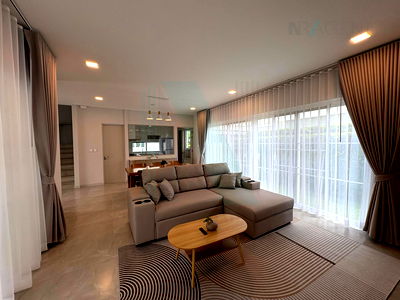บ้านเดี่ยวให้เช่า : 🎉 ให้เช่าบ้านเดี่ยว 2 ชั้น ชัยพฤกษ์ บางนา กม.15 3 ห้องนอน 4 ห้องน้ำ