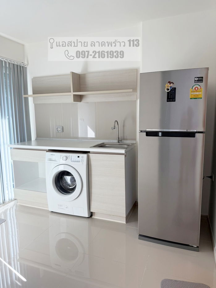 รูป ให้เช่าแอสปาย ลาดพร้าว 113 รถไฟฟ้าหน้าคอนโด พร้อมอยู่ 📞097-2161939 - รูปที่ 9/16