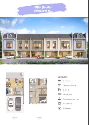 ขายทาวน์โฮม : 🏡ขายทาวน์โฮมบ้านตัวอย่าง2ชั้นหน้าสวนเฟอร์นิเจอร์ครบจบอยู่ในทำเลพัฒนาการโครงการแสนสิริ207/37