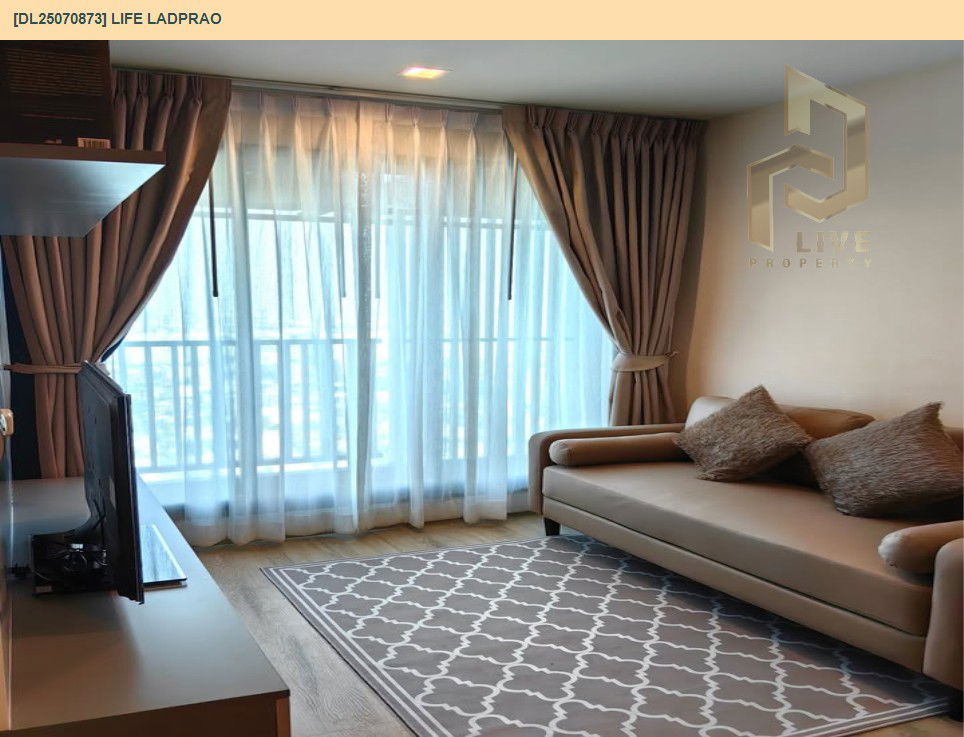 picture DL25070873 Condo for rent, Life Ladprao near BTS Ha Yaek Lat Phrao, ready to move in, call urgently 0656133286 LineID @655ebbvc - 3/13