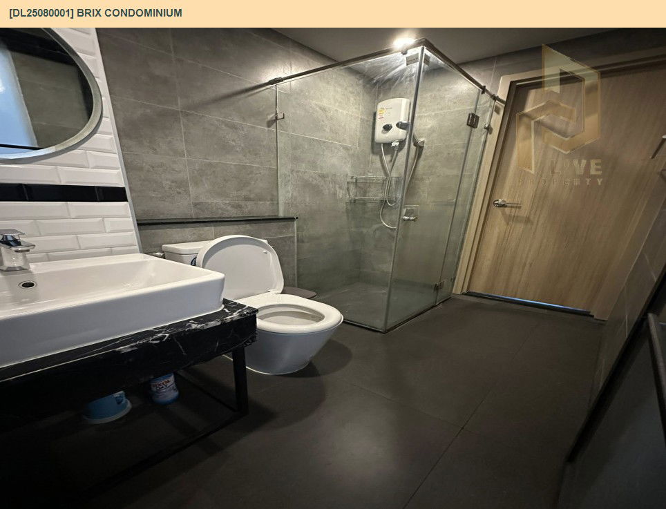 รูป DL25080001 ให้เช่าคอนโด บริกซ์ คอนโดมิเนียม (Brix Condominium) ใกล้ BTS สิรินธร พร้อมเข้าอยู่ โทรด่วน 0638692663 LineID @534wlwof - รูปที่ 7/11