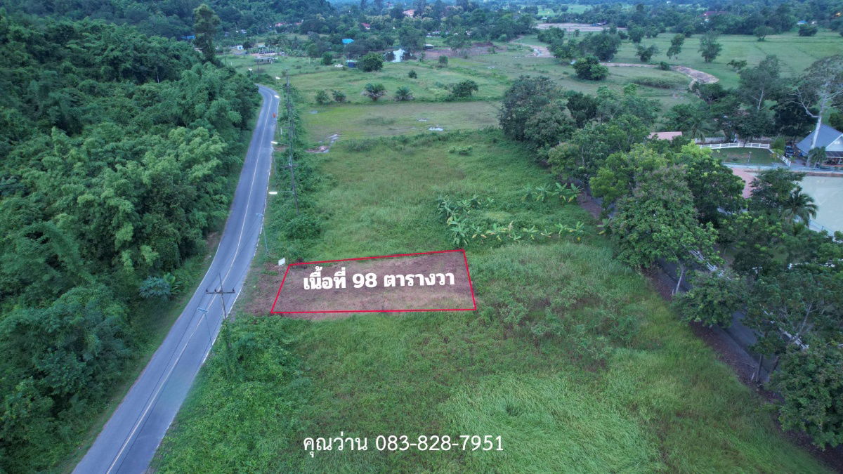 รูป ขายที่ดินติดถนนหลักชุมชน ต.พรหมณี เนื้อที่ 98 ตารางวา หน้าโครงการจักรดาว - รูปที่ 5/30