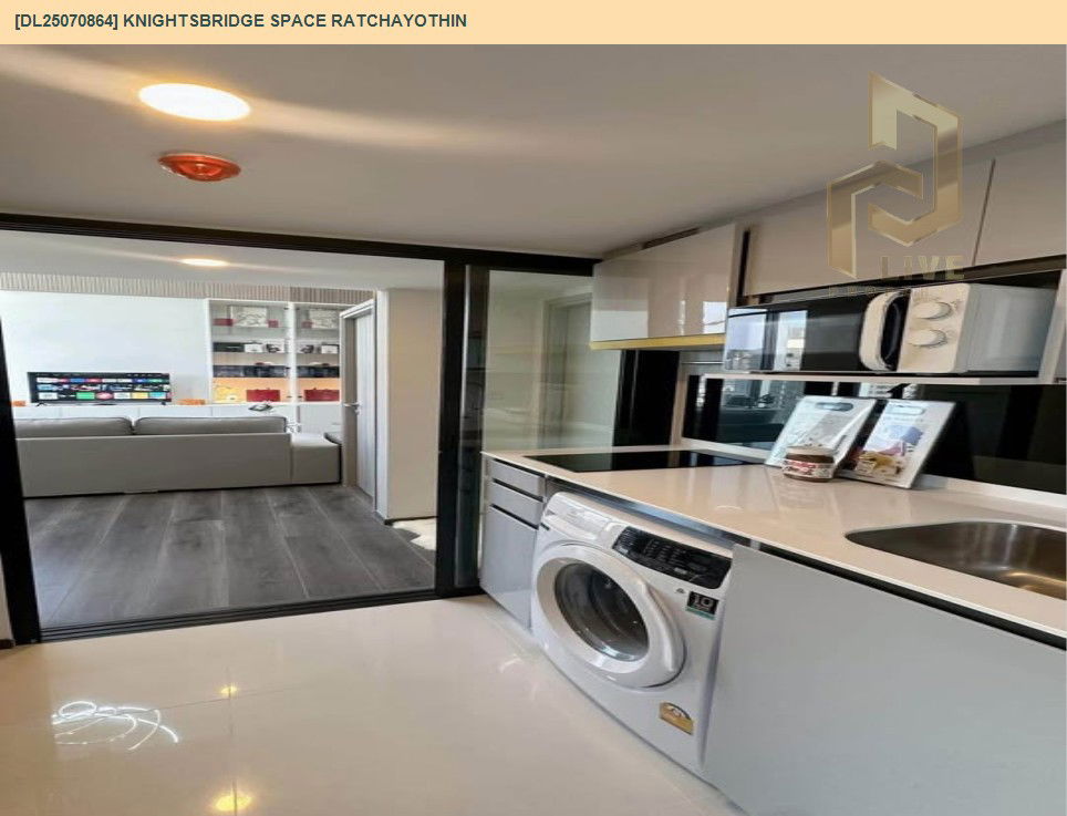 picture DL25070864 Condo for rent, Knightsbridge Space Ratchayothin near BTS พหลโยธิน 24, ready to move in, call urgently 0656133286 LineID @655ebbvc - 9/10