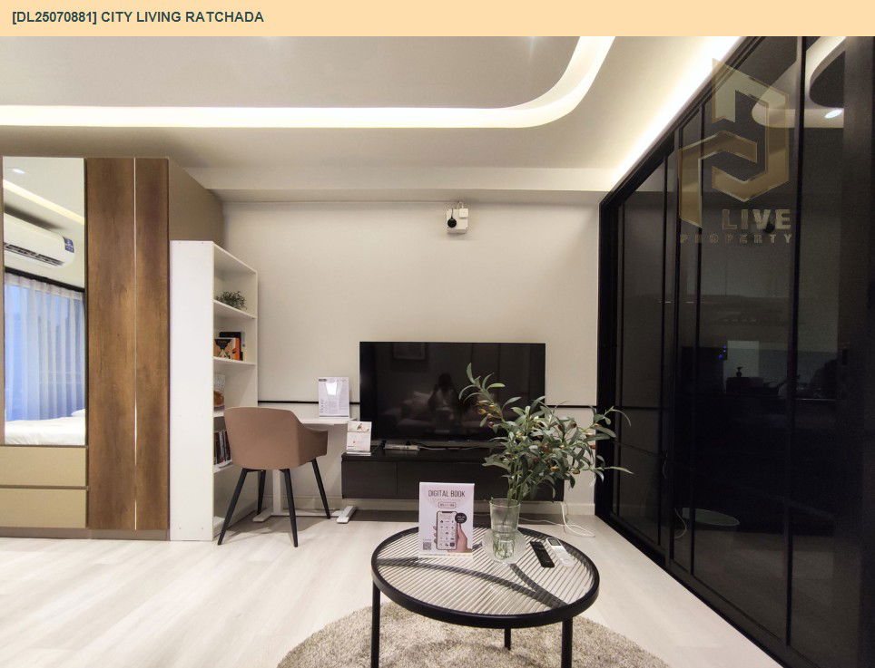 picture DL25070881 Condo for rent, City Living Ratchada near MRT ห้วยขวาง, ready to move in, call urgently 0656133286 LineID @655ebbvc - 2/13