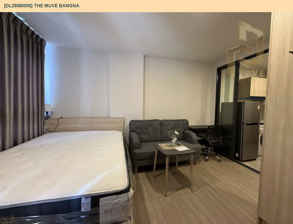 picture DL25080006 Condo for rent, THE MUVE Bangna near -, ready to move in, call urgently 0656133286 LineID @534wlwof - 3/9