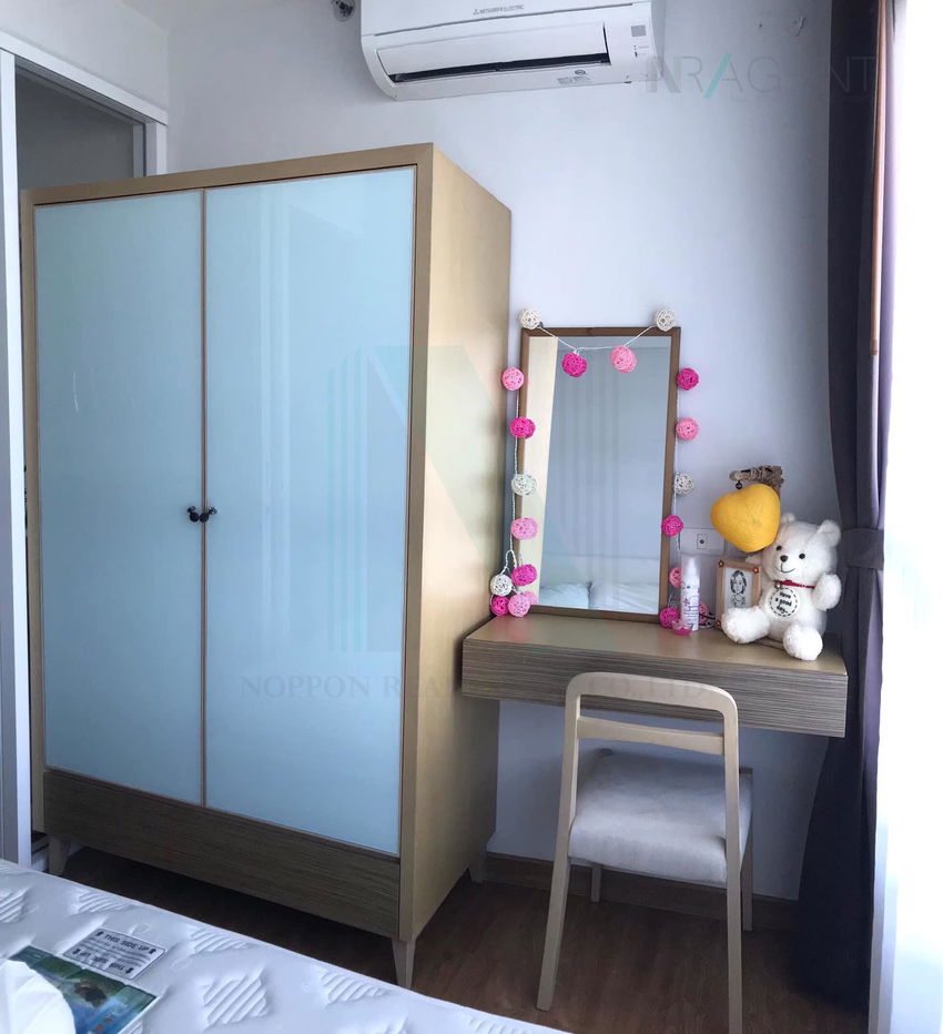picture NR09208. For rent I-Bisa Condo RCA 1 bedroom 5th floor Building A near Bangkok Hospital. - 2/8