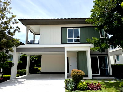 ขายบ้านเดี่ยว : ขายบ้านเดี่ยว (บ้านตัวอย่าง) คณาสิริ บางนา โครงการพร้อมอยู่ บ้านเลขที่ 89/341