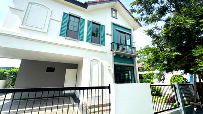บ้านเดี่ยว เซ็นทรัล พลาซ่า เวสต์เกต : ขายบ้านเดี่ยวที่ดินใหญ่ แปลงมุม  พร้อมเข้าอยู่ ทำเลใกล้รถไฟฟ้า  โครงการอณาสิริ เวสต์เกต