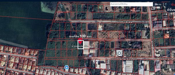 รูป ขายที่ดิน 100ตรว ซอยงบประมาณ18 บางพูด ตลาดขวัญ ปากเกร็ด นนทบุรี  ใกล้เมืองทองธานี - รูปที่ 1/8