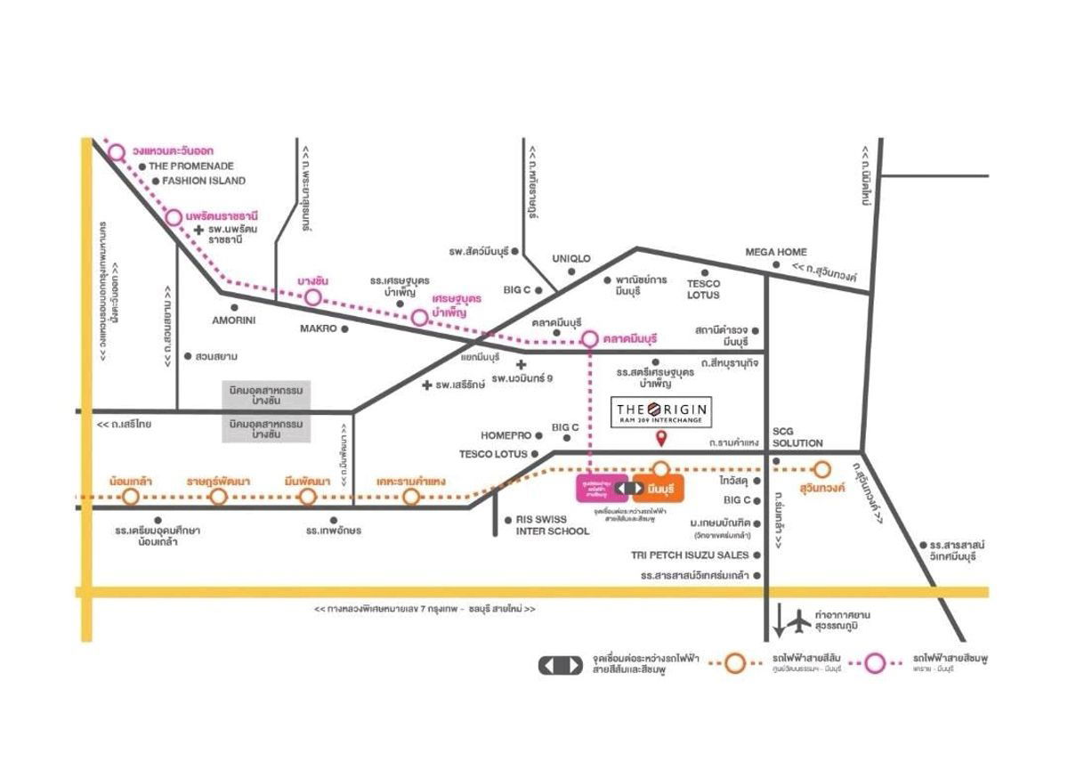 รูป 🏢 ให้เช่าคอนโด : The Origin Ram 209 Interchange (ดิ ออริจิ้น รามฯ 209 อินเตอร์เชนจ์)   รหัสทรัพย์ | 📌LNP-C8702  - รูปที่ 8/8