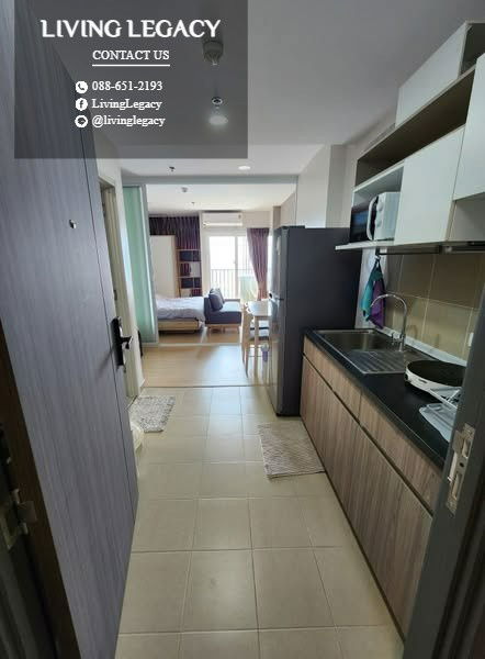 รูป SR21BW ให้เช่าคอนโด Supalai Veranda Ramkhamhaeng 33 ตร.ม. ชั้น 17 ตึก B line id : @livinglegacy - รูปที่ 9/10