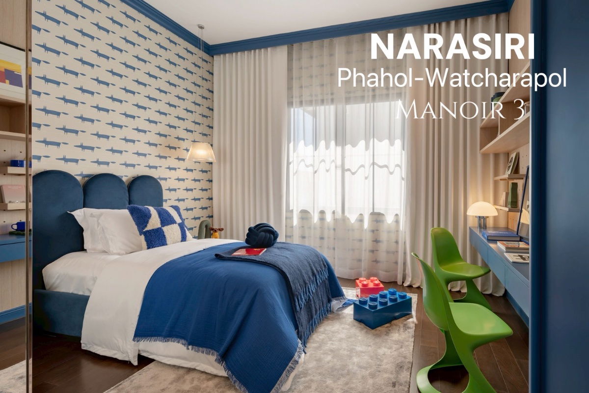 รูป ✨ ขายบ้านตัวอย่างแต่งครบ Manoir 3 พร้อมเข้าอยู่ – นาราสิริ พหลฯ–วัชรพล ตกแต่งด้วยเฟอร์นิเจอร์นำเข้าระดับโลก สวยทุกมุม พร้อมอยู่ทันที!!! - รูปที่ 7/19