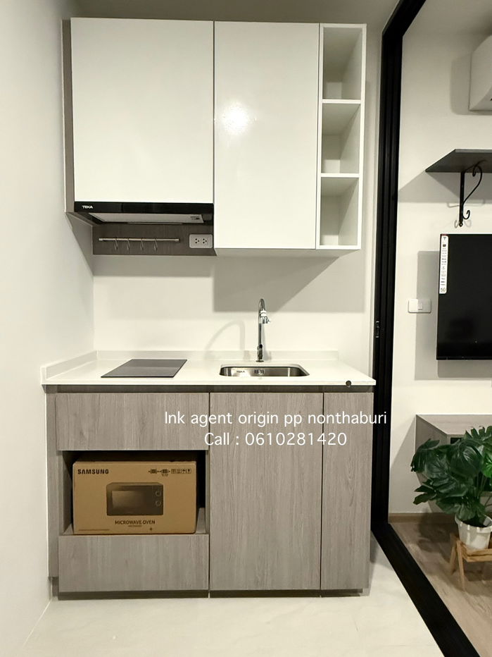 picture (For rent) new room❗️❗️ Condo Origin plug&play nonthaburi - 8/10