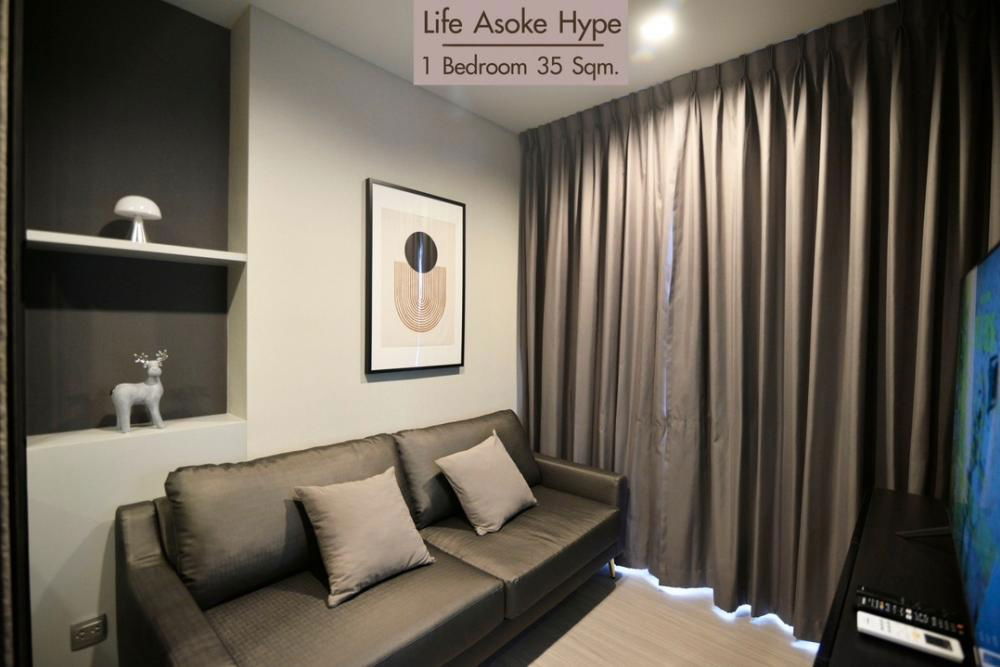 รูป 🏢 ให้เช่าคอนโด : Life Asoke Hype (ไลฟ์ อโศก ไฮป์)   รหัสทรัพย์ | 📌LNP-C524  - รูปที่ 3/5
