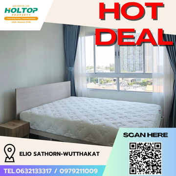 #R5451  🎉 030868 ให้เช่าคอนโด Elio Sathorn-Wutthakat 