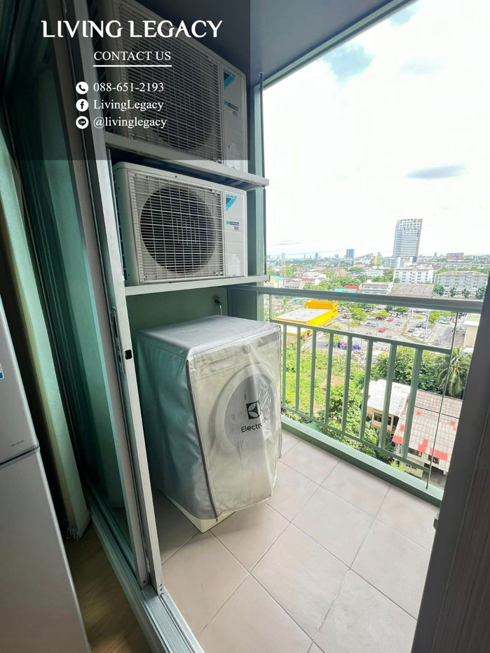 รูป SIEFRT ให้เช่าคอนโด Lumpini Place Srinakarin - Huamark Station 26 ตร.ม. ชั้น 10 ตึก B line id : @livinglegacy - รูปที่ 4/16