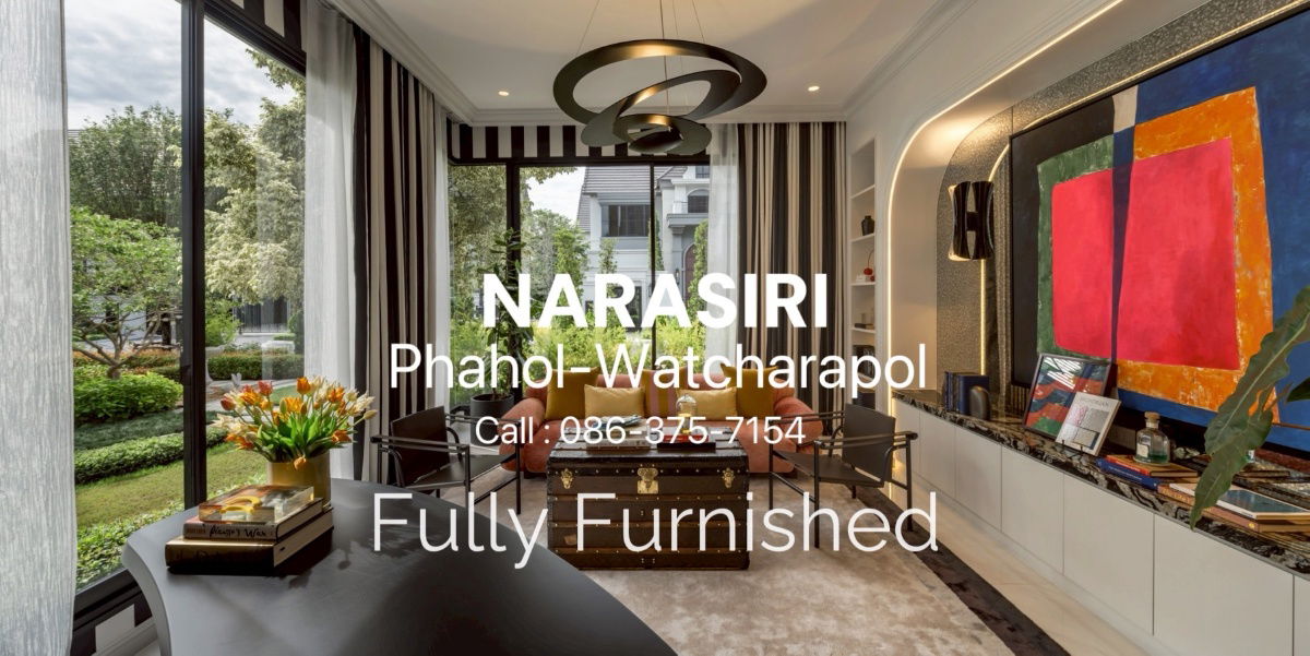 รูป ✨ ขายบ้านตัวอย่างแต่งครบเฟอร์นิเจอร์นำเข้า Nasasiri พหลวัชรพล Manior 4 ราคาพิเศษจากปกติ 75 ล้านเหลือเพียง 60 ล้าน  - รูปที่ 6/15