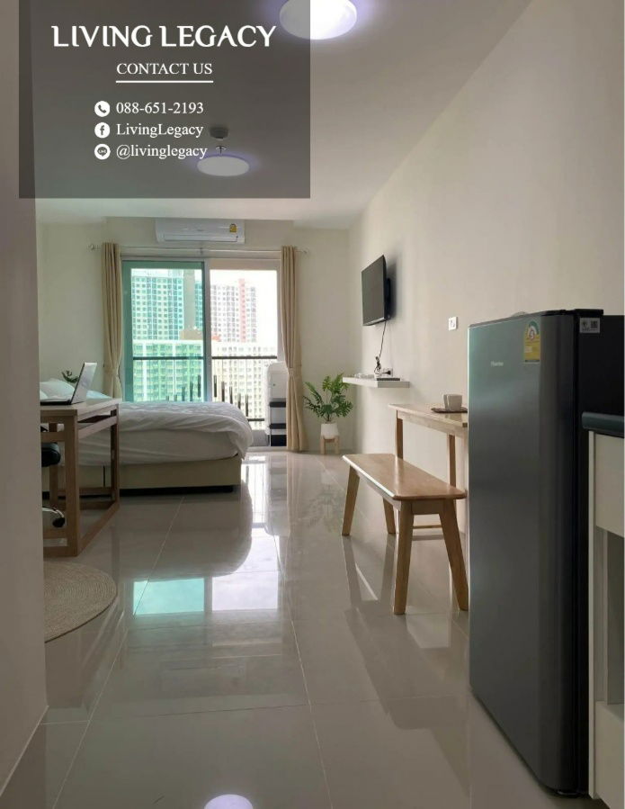 picture SOFS7B Condo For Rent Asakan Place Srinakarindra 30 Sq.M. Floor 22 line id : @livinglegacy - 6/16