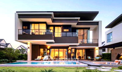 ขายบ้านเดี่ยว : บ้าน 4-ห้องนอน ที่ เดอะ ริเวอร์ (แสนสิริ) ใน บางเสาธง (ID 1785538)