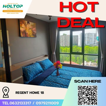 #R5453  🎉 030868 Condo for rent Regent Home 18 Chaengwattana
