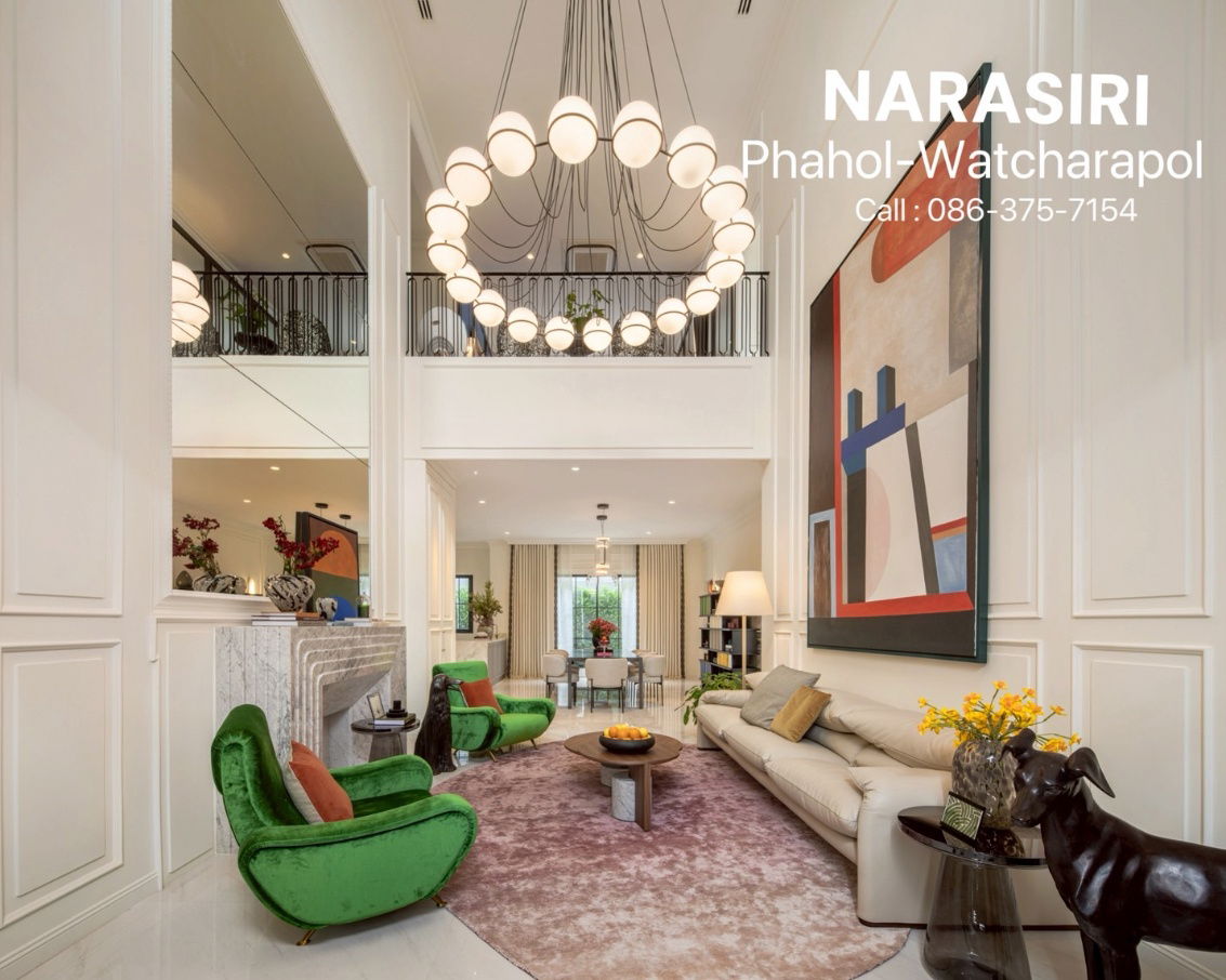 รูป ✨ ขายบ้านตัวอย่างแต่งครบเฟอร์นิเจอร์นำเข้า Nasasiri พหลวัชรพล Manior 4 ราคาพิเศษจากปกติ 75 ล้านเหลือเพียง 60 ล้าน  - รูปที่ 8/15