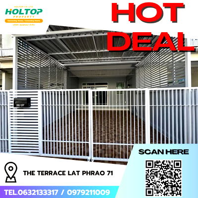 เช่าทาวน์โฮม กรุงเทพมหานคร : #R5446 🎉 030868 ให้เช่าบ้าน The Terrace Lat Phrao 71