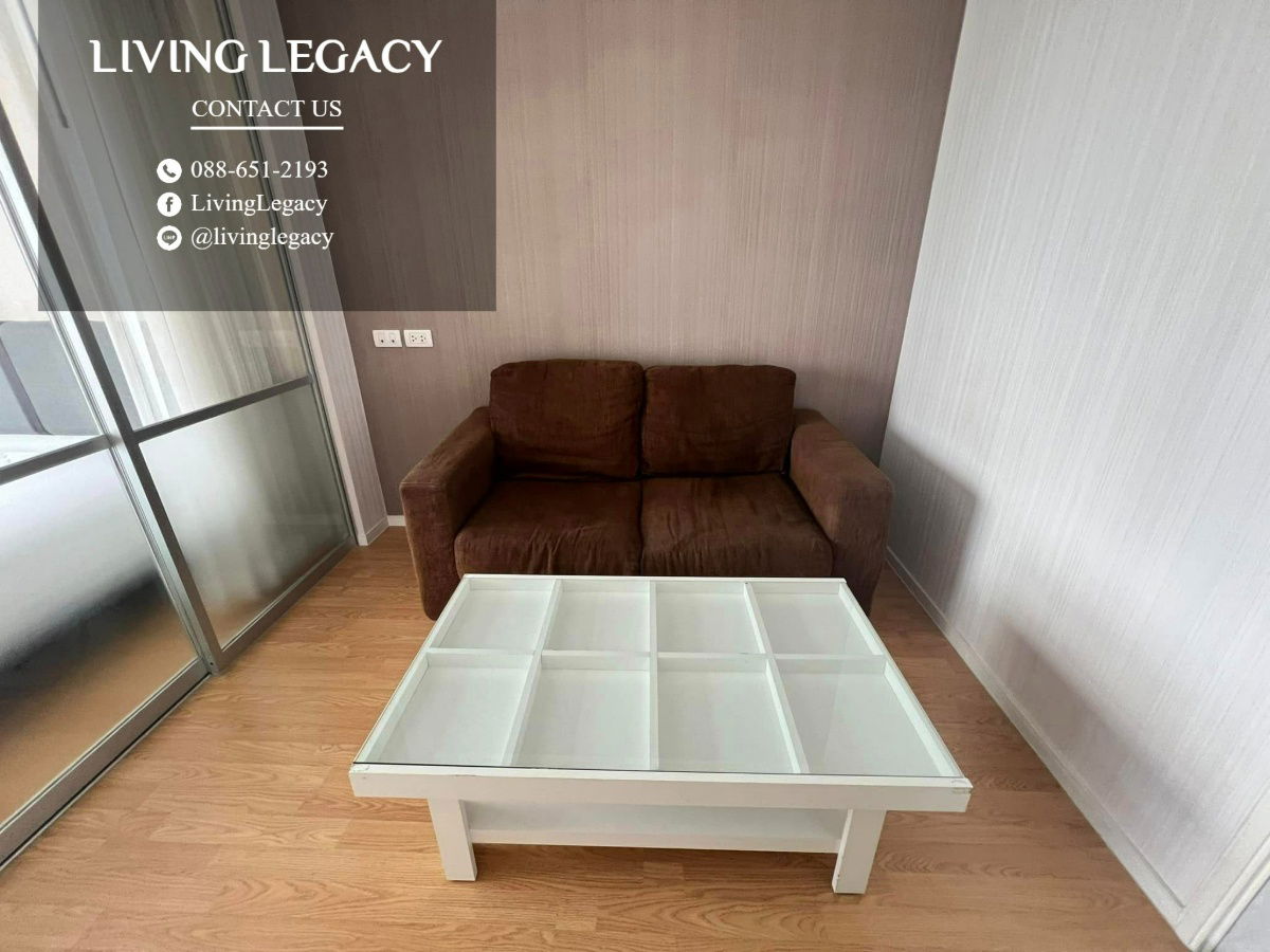 รูป SIEFRT ให้เช่าคอนโด Lumpini Place Srinakarin - Huamark Station 26 ตร.ม. ชั้น 10 ตึก B line id : @livinglegacy - รูปที่ 6/16