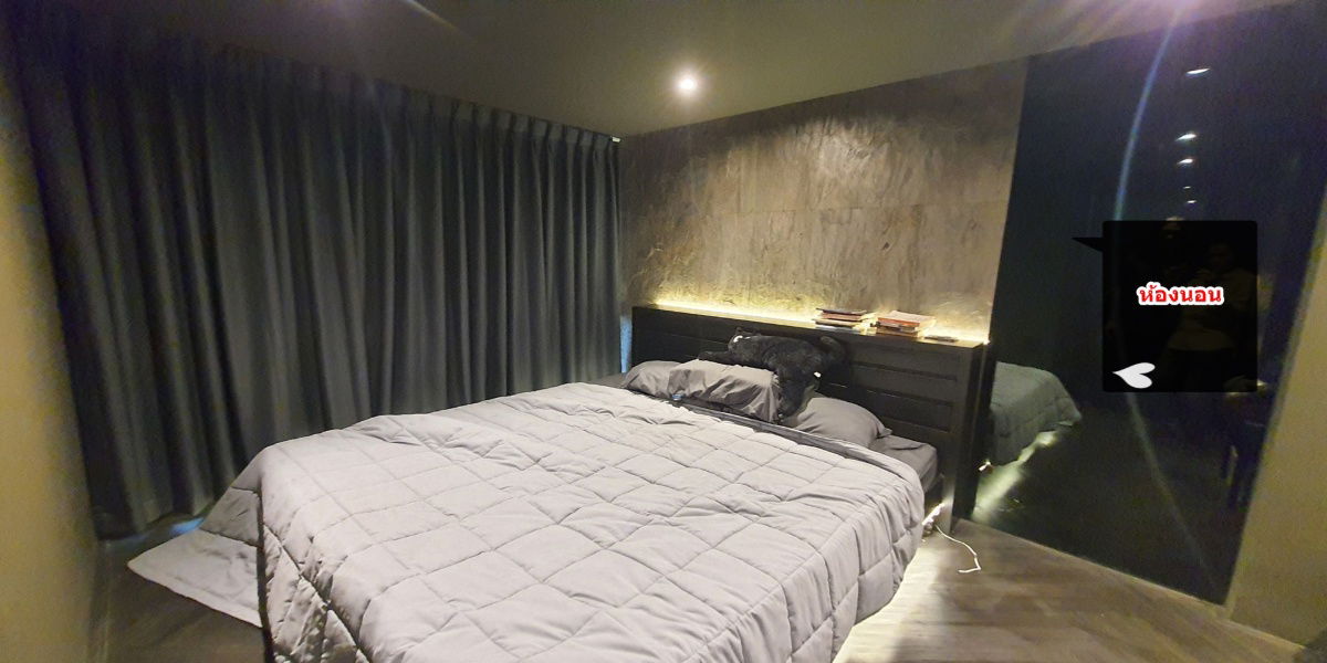 รูป ขายคอนโด มือสอง ห้อง Duplex (ตกแต่งเกือบล้าน) (Blak mens style decoration) ขายขาดทุน ฟรีโอน ห้องมุม คอนโด ละติจูด ใกล้ม.เอแบค บางนา - รูปที่ 26/31