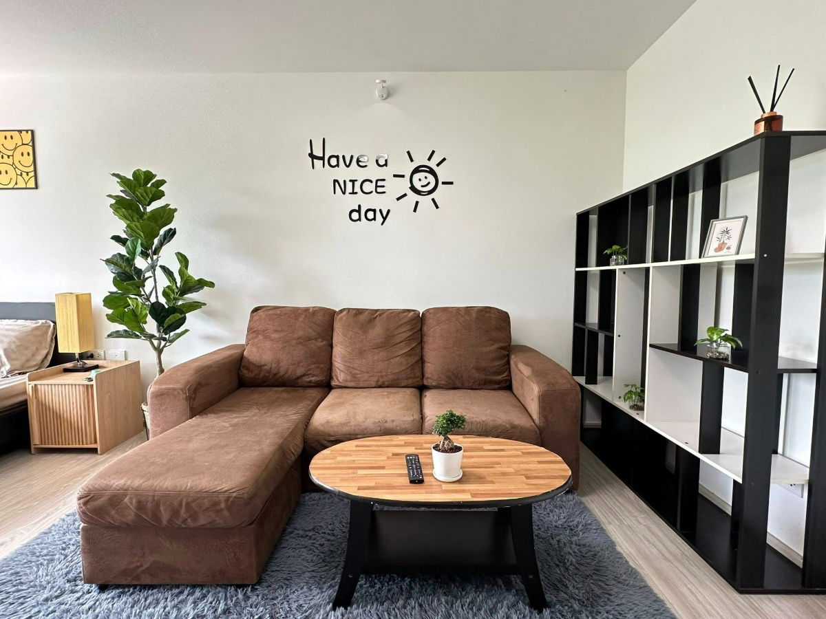 picture 🟢Condo For Rent 🟢Aspire Sathorn - Taksin Brick Zone Near BTS Wutthakat Full Furniture 1 bedroom 1 bathroom HOT!! - 4/9