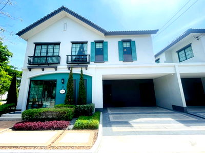 บ้านแฝด สมุทรสาคร : 🏡  ขายบ้านตัวอย่างตกแต่งครบ พร้อมเฟอร์นิเจอร์! อณาสิริ พระราม 2 | แปลงสวยใกล้คลับเฮาส์ บ้านเลขที่ 1199/3 ราคาพิเศษสุด 🏡 