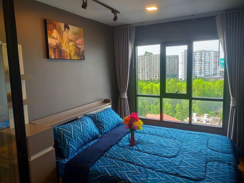 ให้เช่า 𝗥𝗲𝗴𝗲𝗻𝘁 𝗛𝗼𝗺𝗲 𝟭𝟴 แจ้งวัฒนะ-หลักสี่ 🏡 กั้นห้องนอน มีเครื่องซักผ้า พร้อมอยู่‼️#ตอบแชทไว 🔥🔥 รหัส M1355