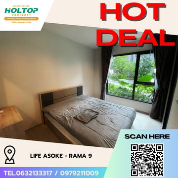 #R5447 🎉 030868 Condo for rent Life Asoke - Rama 9