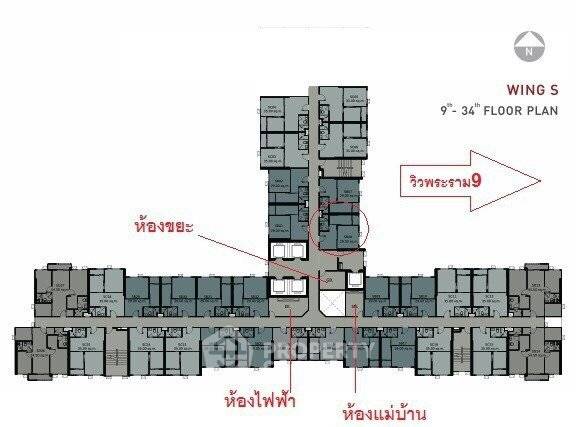 รูป คอนโด 1-ห้องนอน ที่ ไลฟ์ อโศก ใกล้ ARL มักกะสัน (ID 2236643) - รูปที่ 3/15