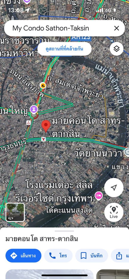 รูป 🏢 ให้เช่าคอนโด : My Condo Sathorn - Taksin (มาย คอนโด สาทร - ตากสิน)   รหัสทรัพย์ | 📌LNP-C6703  - รูปที่ 7/9