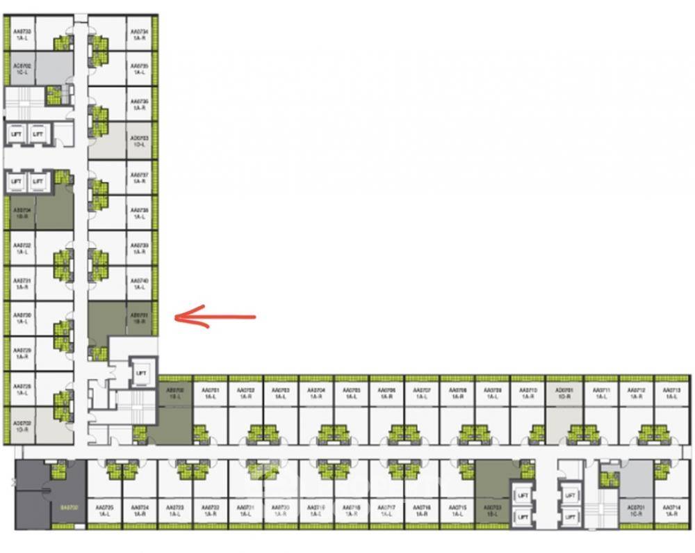 picture 1-BR Condo at A Space Mega 1 in Bang Kaeo (ID 1767982) - 3/23