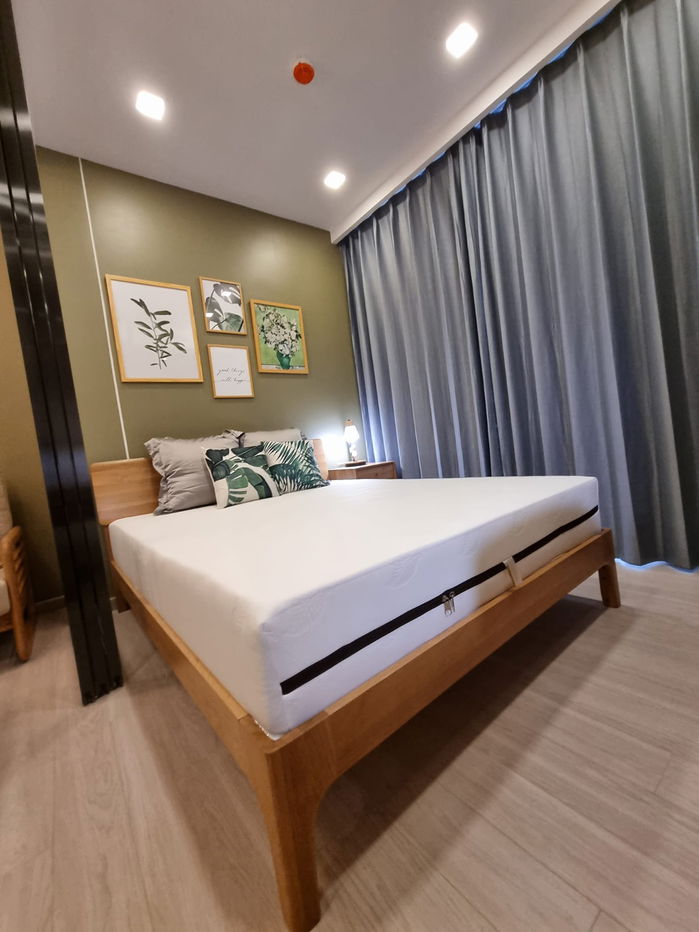 picture Muji-Style Condo for Rent at One9Five Rama 9 ✨  High Floor | Unblocked View | Premium Oak Furniture | Contact B: 095-169-9356 (LINE @bkk849) - 6/22