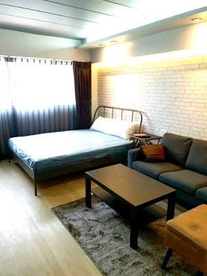 คอนโดให้เช่า : ให้เช่าคอนโด ลุมพินี เซ็นเตอร์ แฮปปี้แลนด์ อาคาร B2 ชั้น 4 สตูดิโอ ขนาด 26.00 ตรม ใกล้ ห้างสรรพสินค้าแฮปปี้แลนด์เซ็นเตอร์