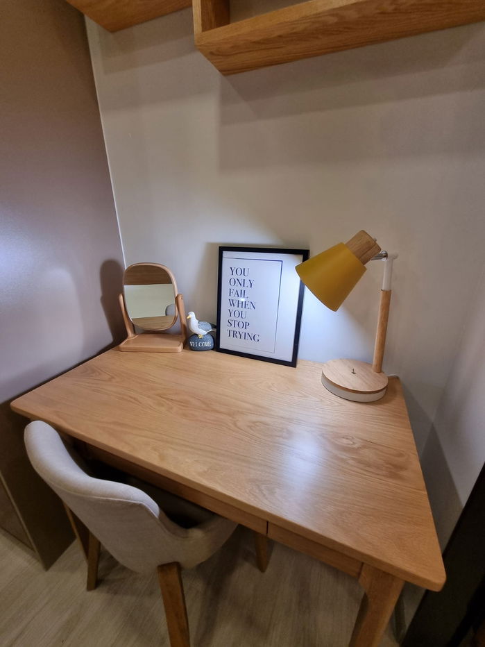 picture Muji-Style Condo for Rent at One9Five Rama 9 ✨  High Floor | Unblocked View | Premium Oak Furniture | Contact B: 095-169-9356 (LINE @bkk849) - 12/22