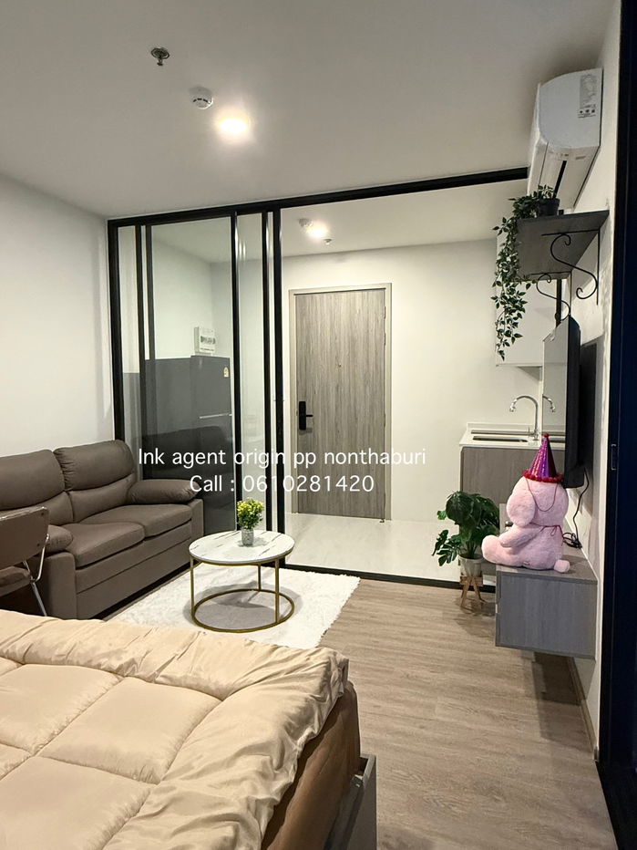 picture (For rent) new room❗️❗️ Condo Origin plug&play nonthaburi - 3/10