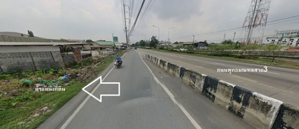 picture Beautiful land plot for sale, 212 sq wah. Near Phra Thep New Road and Phetkasem BTS Skytrain. 22 meters wide, 38 meters deep. - 5/8