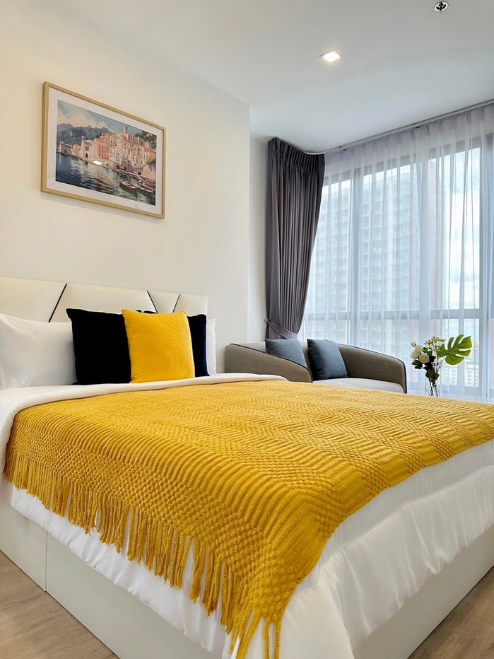 picture Condo for rent: The Rich Rama 9 Srinakarin, ready to move in. If interested, contact Line @goodmanpro or call 0999029192. - 1/7