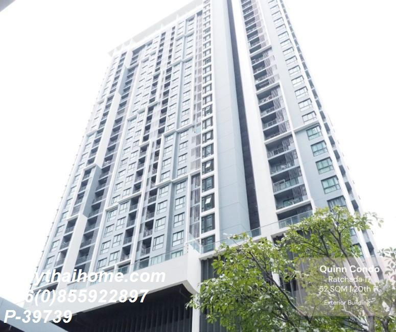 รูป P-39739 ให้เช่า คอนโด ควินน์ คอนโด รัชดา ซอย อินทรามาระ 45 Ratchadaphisek, Din Daeng, Bangkok พร้อมอยู่ ราคาถูก Line Id @easythaihome 085-592-2897 - รูปที่ 15/15